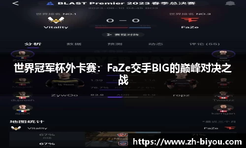 世界冠军杯外卡赛：FaZe交手BIG的巅峰对决之战